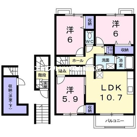 ヌーベルの物件間取画像